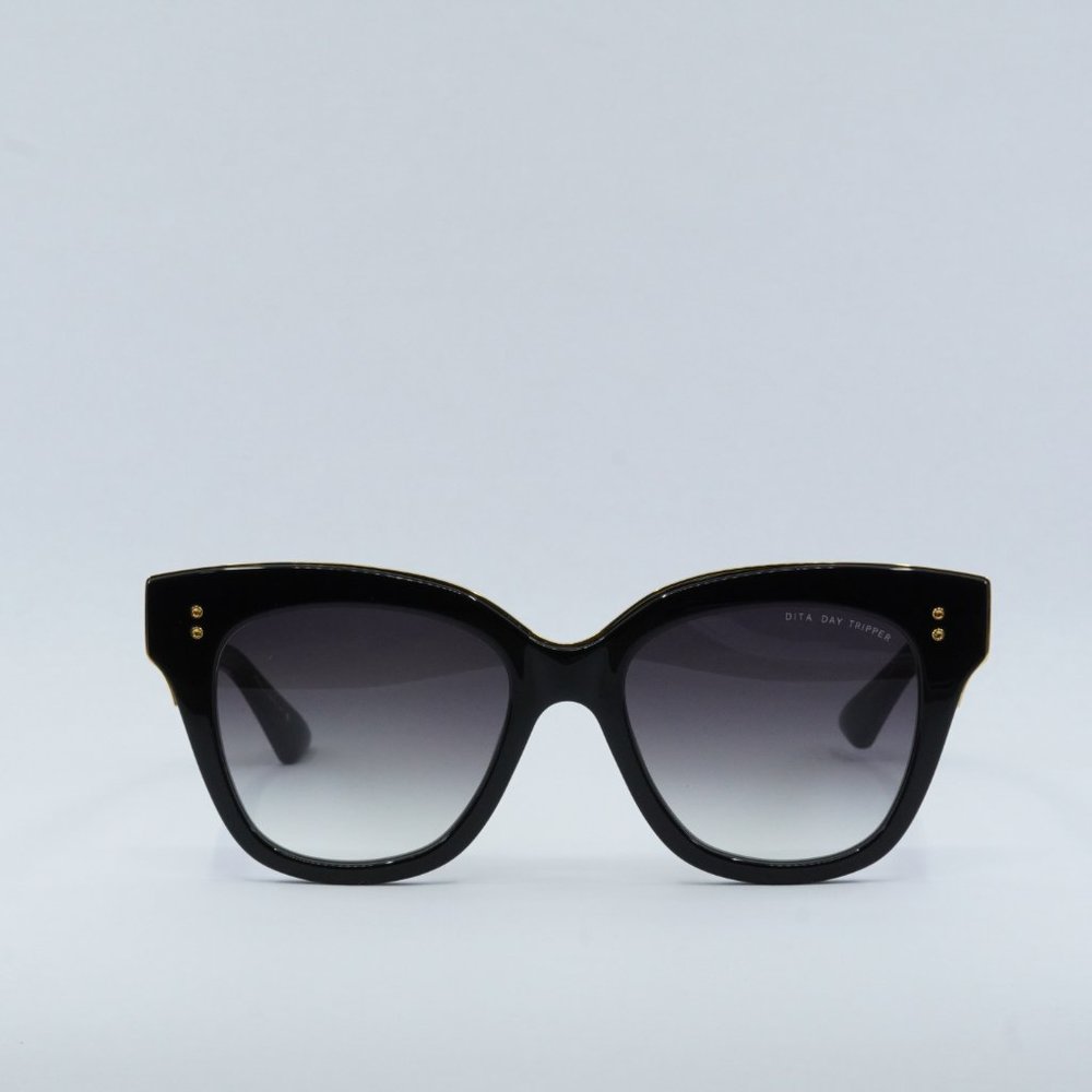 NEW DITA DAY-TRIPPER-22031-A-BLK-GLD-55-Z SUNGLASSES - Picture 2 of 13